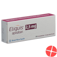 Eliquis Filmtabletten 2.5mg 20 Stück