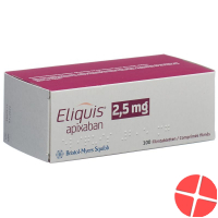 Eliquis Filmtabletten 2.5mg 100 Stück