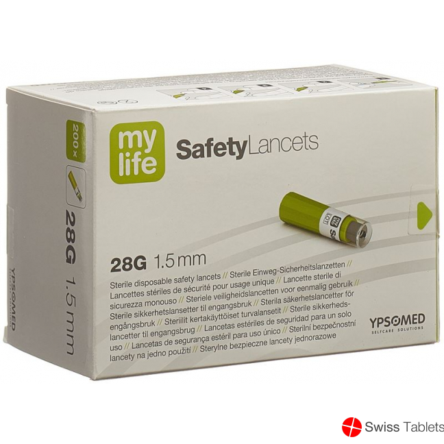 Mylife SafetyLancets 28g 200 Stück buy online