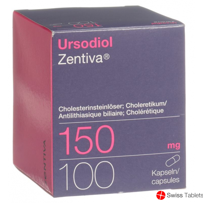 Ursodiol Zentiva Kapseln 150mg 100 Stück buy online