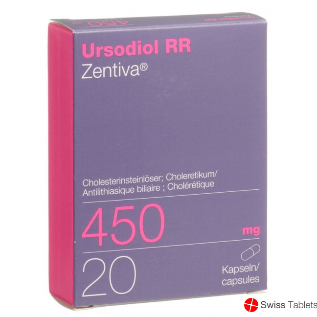 Ursodiol Rr Zentiva Kapseln 450mg 20 Stück buy online