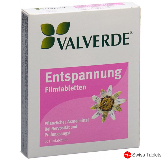 Valverde Entspannung Filmtabletten 20 Stück buy online