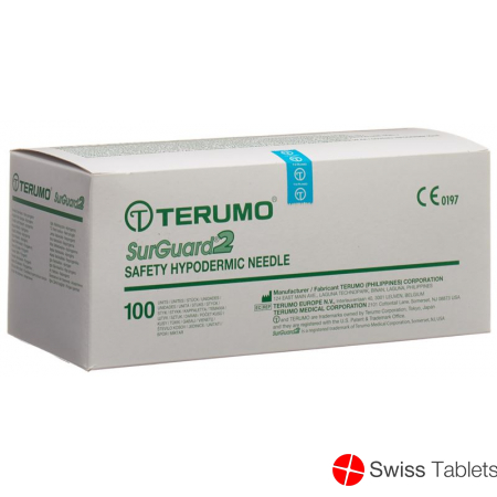 Terumo SurGuard2 Sicherheits-Einmalkanülen 25g 0.5x16mm Orange 100 Stück buy online