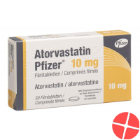 Atorvastatin Pfizer Filmtabletten 10mg 30 Stück