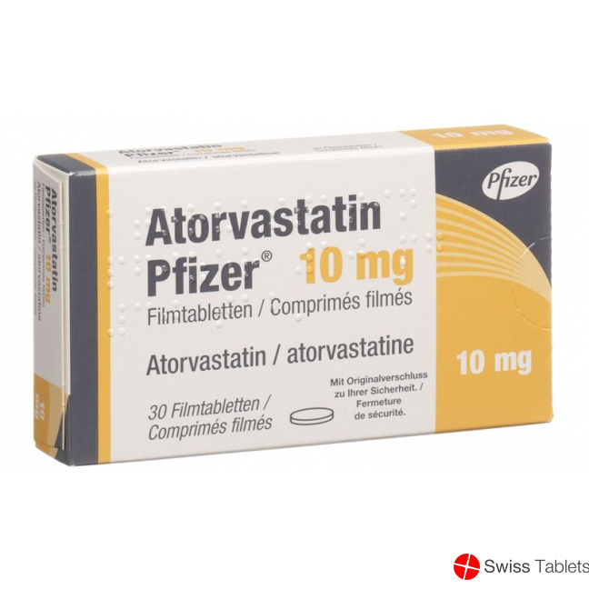 Atorvastatin Pfizer Filmtabletten 10mg 30 Stück buy online