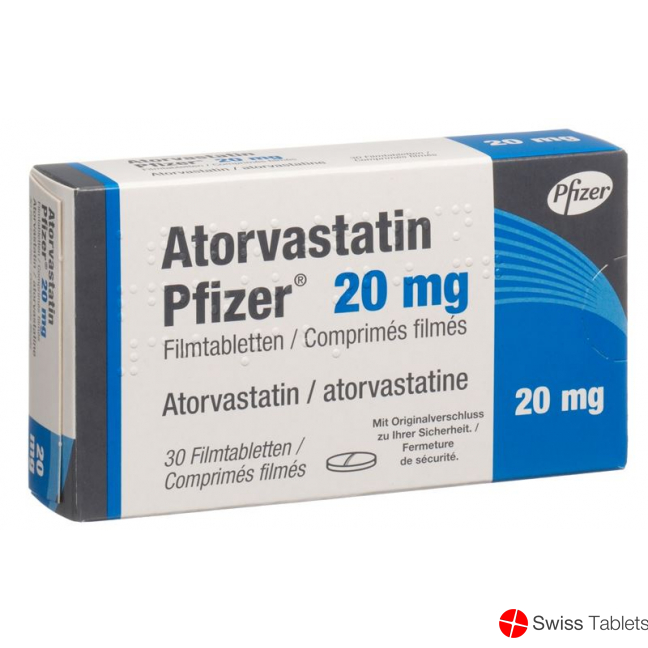 Atorvastatin Pfizer Filmtabletten 20mg 30 Stück buy online