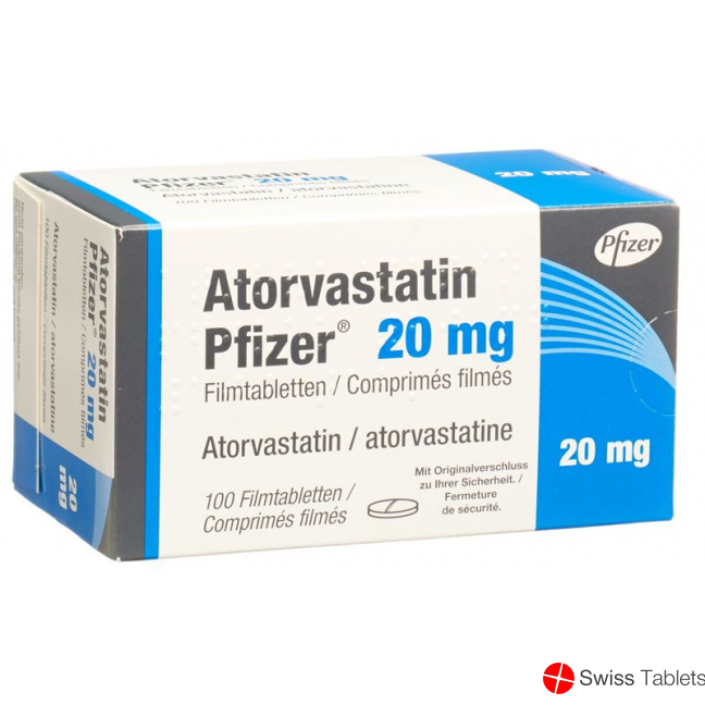 Atorvastatin Pfizer Filmtabletten 20mg 100 Stück buy online