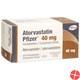Atorvastatin Pfizer Filmtabletten 40mg 100 Stück