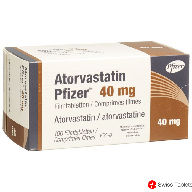 Atorvastatin Pfizer Filmtabletten 40mg 100 Stück buy online