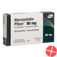 Atorvastatin Pfizer Filmtabletten 80mg 30 Stück