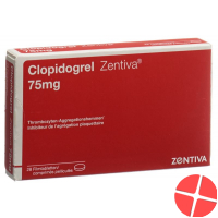 Clopidogrel Zentiva Filmtabletten 75mg 28 Stück