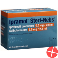 Ipramol Steri Nebs Inhalationslösung 2.5ml Ampullen 60 Stück