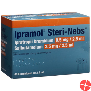 Ipramol Steri Nebs Inhalationslösung 2.5ml Ampullen 60 Stück