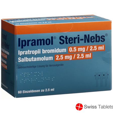 Ipramol Steri Nebs Inhalationslösung 2.5ml Ampullen 60 Stück buy online