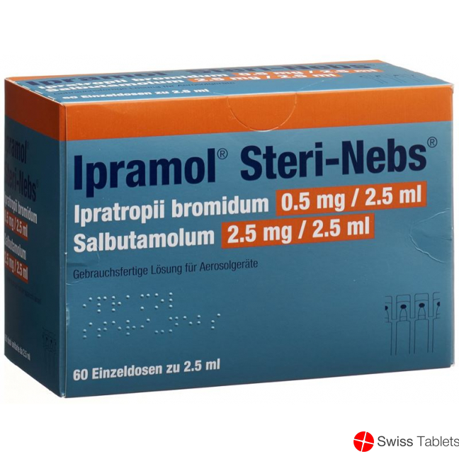 Ipramol Steri Nebs Inhalationslösung 2.5ml Ampullen 60 Stück buy online