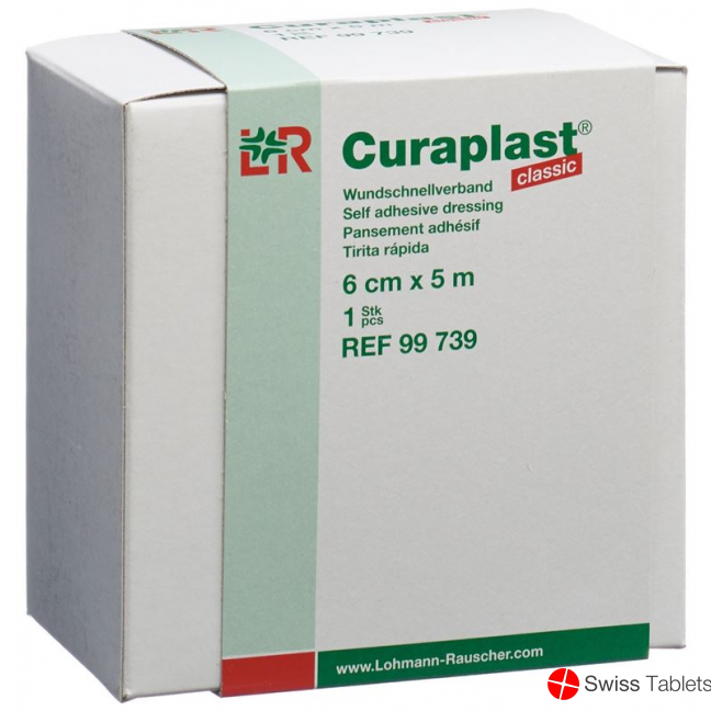 Curaplast wound dressing Classic 6cmx5m roll buy online