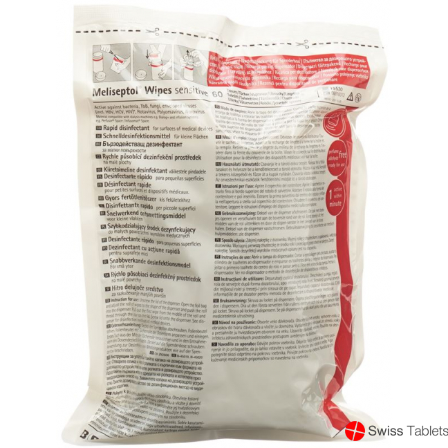 Meliseptol Wipes Sensitive Nachfüllpack 60 Stück buy online Meliseptol Wipes Sensitive Nachfüllpack 60 Stück buy online