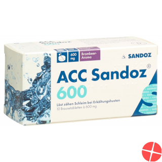 ACC Sandoz Brausetabletten 600mg 10 Stück