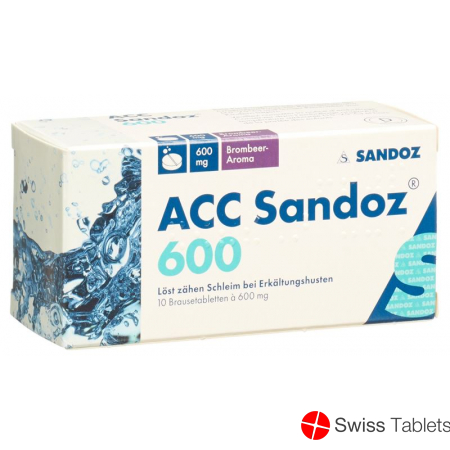 ACC Sandoz Brausetabletten 600mg 10 Stück buy online