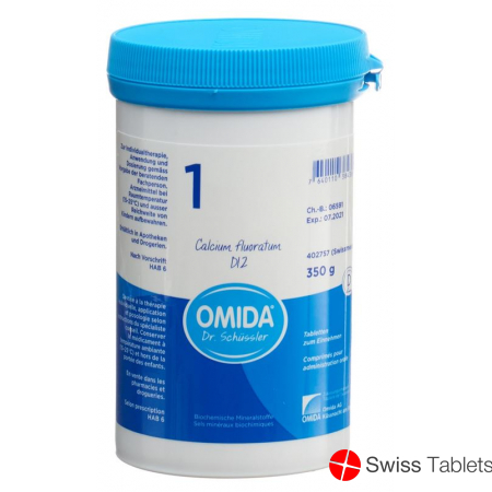 Omida Schüssler No1 Cal Fluor Tabletten D 12 350g buy online