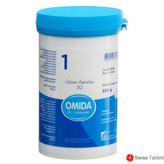 Omida Schüssler No1 Cal Fluor Tabletten D 12 350g buy online