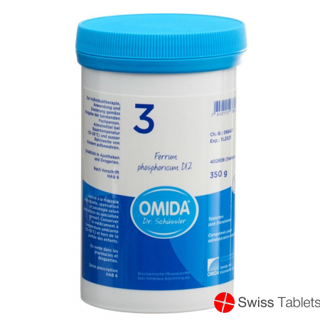 Omida Schüssler No3 Ferr Phos Tabletten D 12 350g buy online