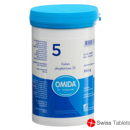 Omida Schüssler No5 Kal Phos Tabletten D 6 350g buy online