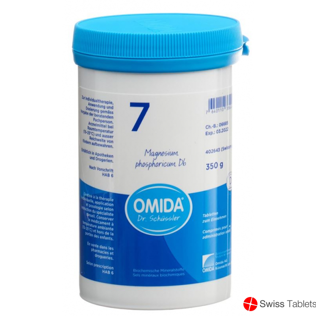 Omida Schüssler No7 Magn Phos Tabletten D 6 350g buy online