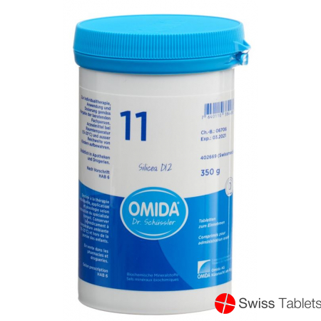 Omida Schüssler No11 Silicea Tabletten D 12 350g buy online