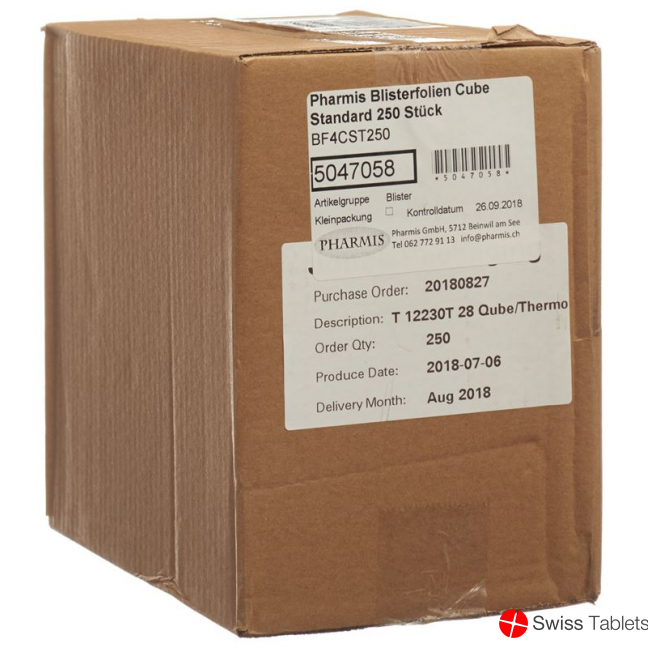 Pharmis Blisterfolien Cube Standard 250 Stück buy online