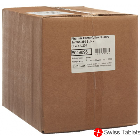 Pharmis Blisterfolien Quattro Jumbo 250 Stück buy online