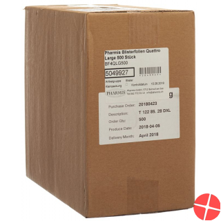 Pharmis Blisterfoils Quattro Large 500 pieces