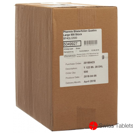 Pharmis Blisterfolien Quattro Large 500 Stück buy online