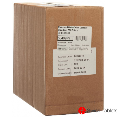 Pharmis Blisterfolien Quattro Standard 500 Stück buy online