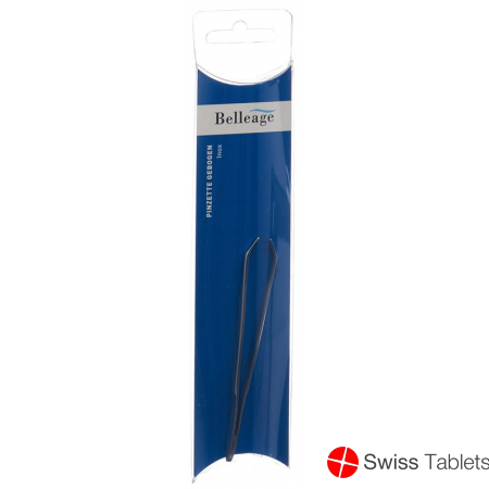 Belleage tweezers curved inox buy online