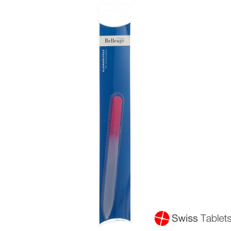 Belleage glass nail file with protective cover buy online