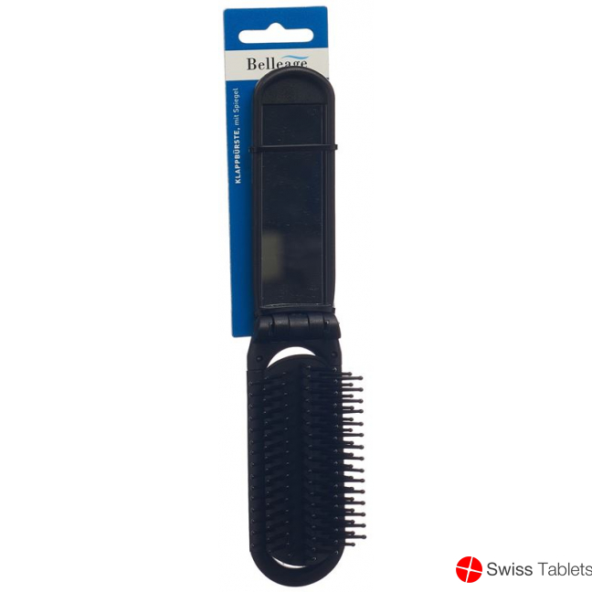 Belleage folding brush with mirror buy online