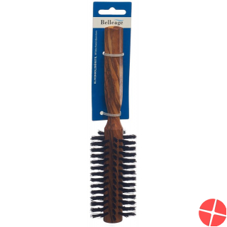 Belleage Round Olive Wood Brush