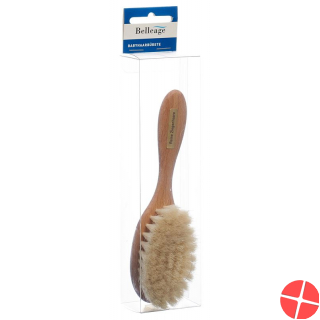 Belleage baby hairbrush wood goat hair