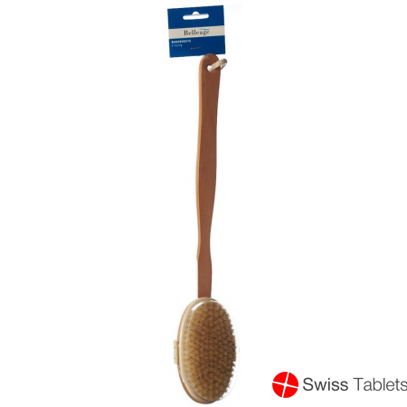Belleage bath brush natural bristles 2-piece buy online