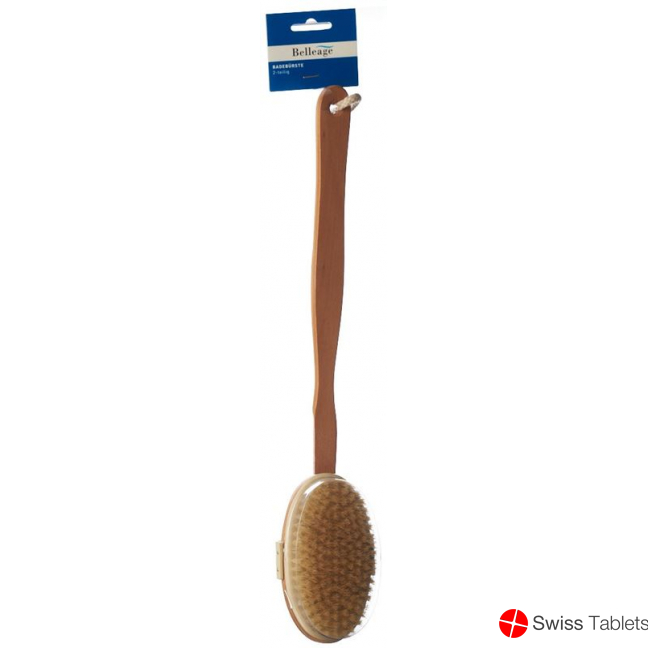 Belleage bath brush natural bristles 2-piece buy online