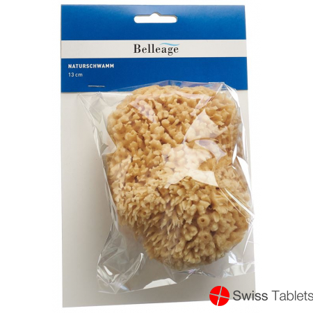 Belleage natural sponge 13cm buy online