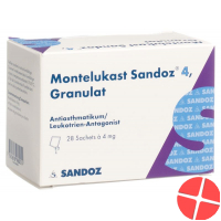 Montelukast Sandoz Granulat 4mg Beutel 28 Stück Montelukast Sandoz Granulat 4mg Beutel 28 Stück