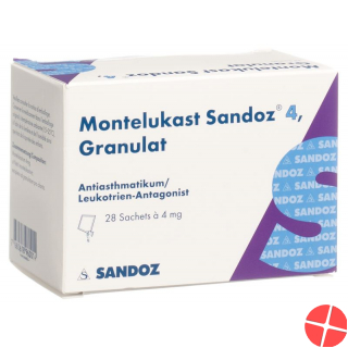Montelukast Sandoz Granulat 4mg Beutel 28 Stück