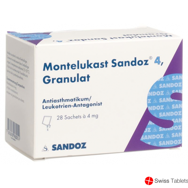 Montelukast Sandoz Granulat 4mg Beutel 28 Stück buy online