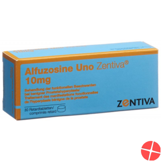Alfuzosine Uno Zentiva Retard Tabletten 10mg 30 Stück