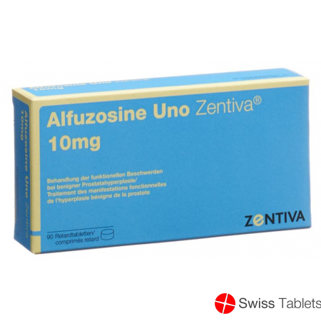 Alfuzosine Uno Zentiva Retard Tabletten 10mg 90 Stück buy online