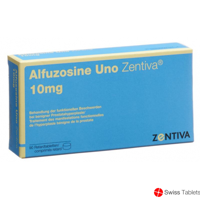 Alfuzosine Uno Zentiva Retard Tabletten 10mg 90 Stück buy online