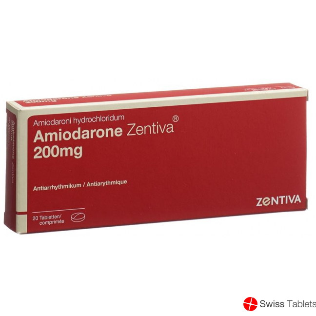 Amiodarone Zentiva Tabletten 200mg 20 Stück buy online