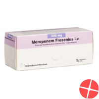 Meropenem Fresenius Trockensubstanz 500mg i.v. 10 Stück